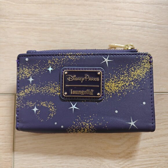 Loungefly Disney Parks Wish Star Glow in Dark Wallet - Picture 3 of 5